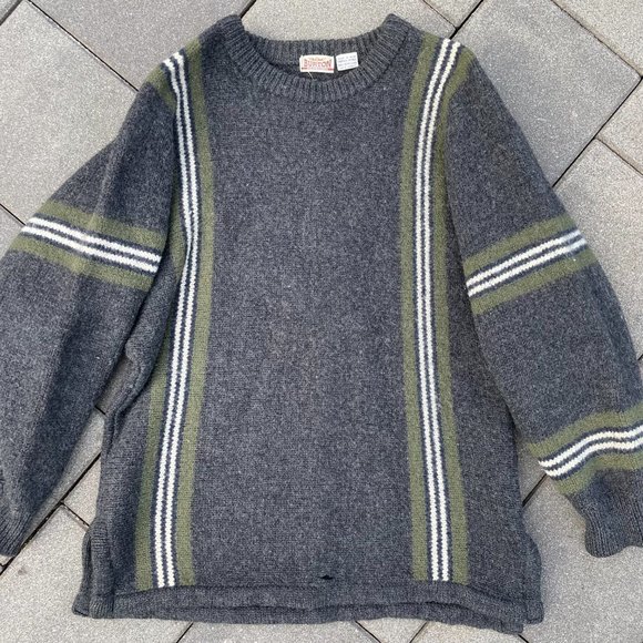 Vintage Burton Snowboards Wool Sweater Knit Pattern - L/XL - Picture 2 of 6